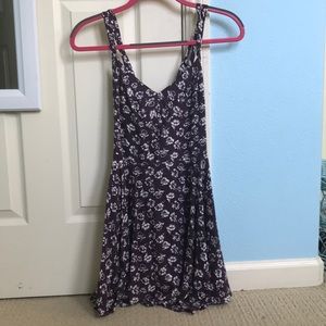 Purple Floral Sundress